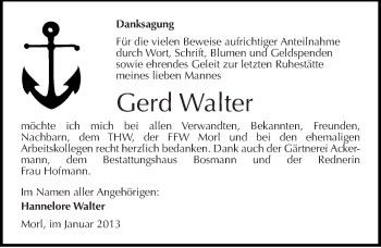 Traueranzeige von Gerd Walter von Mitteldeutsche Zeitung Halle/Saalkreis