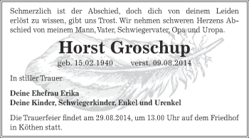 Traueranzeige von Kurt Salzmann von Mitteldeutsche Zeitung Merseburg/Querfurt