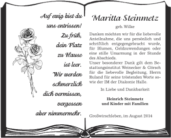 Traueranzeige von Horst Greszik von Mitteldeutsche Zeitung Naumburg/Nebra