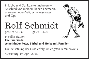 Traueranzeige von Otto Wodonos von Mitteldeutsche Zeitung Mansfelder Land