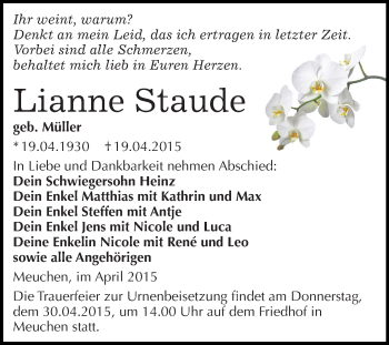 Traueranzeige von Edgar Mänicke von Mitteldeutsche Zeitung Naumburg/Nebra