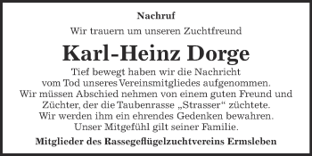 Traueranzeige von Rudolf Matthies von Mitteldeutsche Zeitung Wittenberg