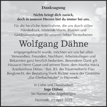 Traueranzeige von Horst Wurzel von Mitteldeutsche Zeitung Naumburg/Nebra