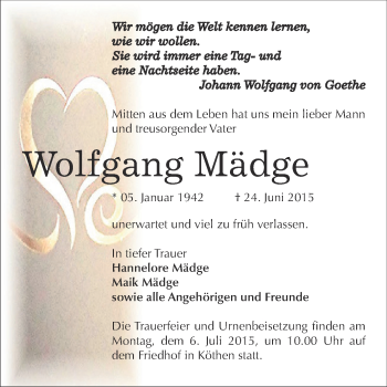 Traueranzeige von Dina Wetzel von Mitteldeutsche Zeitung Sangerhausen