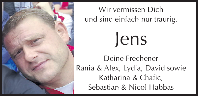  Traueranzeige für Jens Vogel vom 15.06.2013 aus Mitteldeutsche Zeitung Halle/Saalkreis