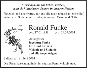 Traueranzeige von Kurt Müller von Mitteldeutsche Zeitung Zeitz