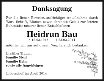 Traueranzeige von Hans Greilich von Mitteldeutsche Zeitung Bitterfeld