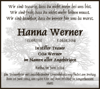 Traueranzeige von Marie Freuer von Mitteldeutsche Zeitung Naumburg/Nebra
