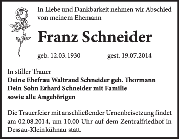 Traueranzeige von Rosemarie Mergner von Mitteldeutsche Zeitung Halle/Saalkreis