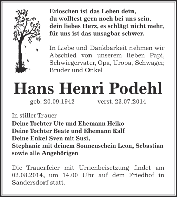 Traueranzeige von Peter Laubin von Mitteldeutsche Zeitung Naumburg/Nebra