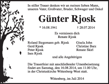 Traueranzeige von Manfred Bohn von Mitteldeutsche Zeitung Merseburg/Querfurt