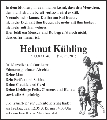 Traueranzeige von Helga Huth von Mitteldeutsche Zeitung Halle/Saalkreis