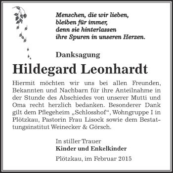 Traueranzeige von Marie Dönitz von Mitteldeutsche Zeitung Halle/Saalkreis