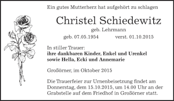 Traueranzeige von Werner Merl von Mitteldeutsche Zeitung Merseburg/Querfurt