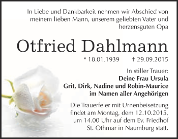 Traueranzeige von Sonja Meier von Mitteldeutsche Zeitung Halle/Saalkreis