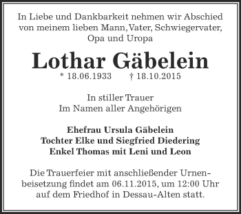 Traueranzeige von Rosemarie Dieling von Mitteldeutsche Zeitung Halle/Saalkreis