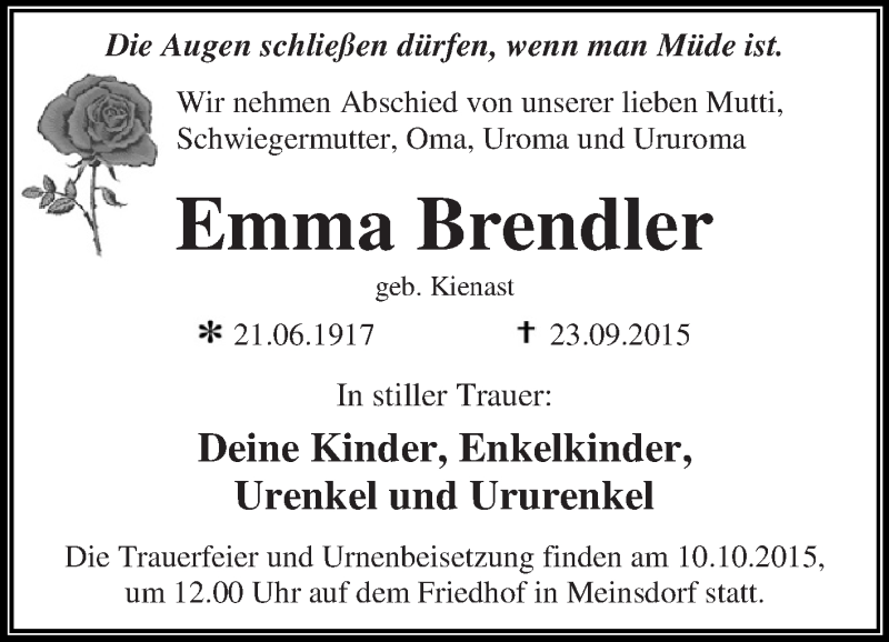  Traueranzeige für Gustav Fischer vom 04.10.2014 aus Mitteldeutsche Zeitung Dessau-Roßlau