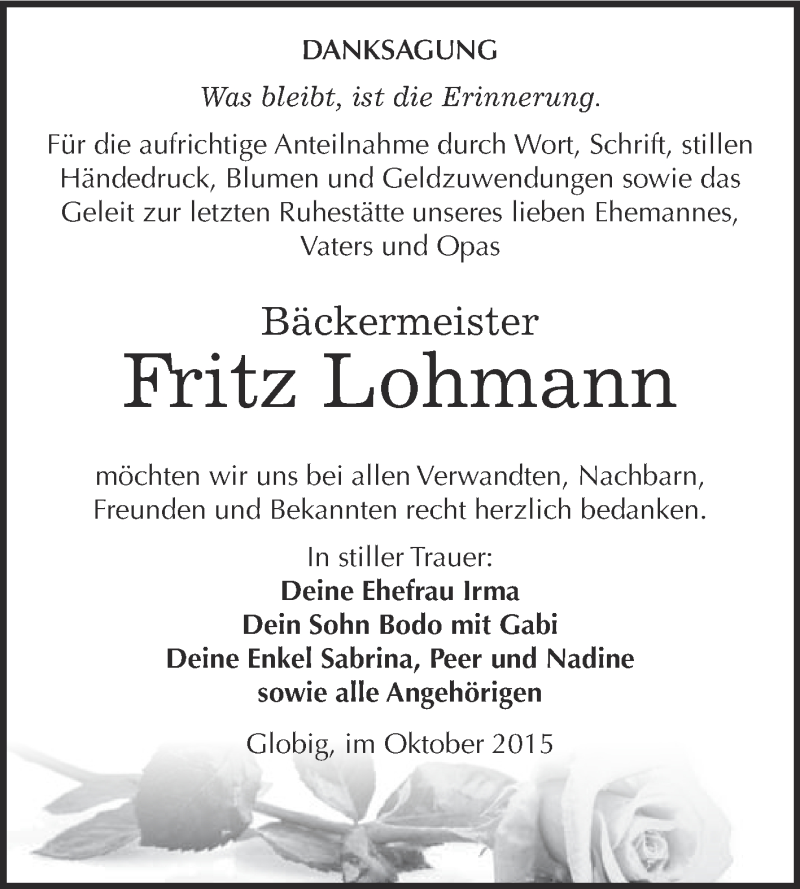  Traueranzeige für Viktor Plewa vom 24.09.2014 aus Mitteldeutsche Zeitung Mansfelder Land