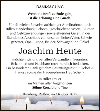 Traueranzeige von Peter Schnabel von Mitteldeutsche Zeitung Sangerhausen