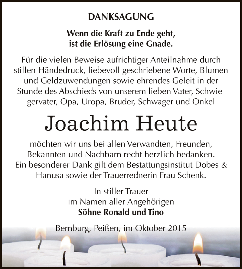  Traueranzeige für Peter Schnabel vom 26.09.2014 aus Mitteldeutsche Zeitung Sangerhausen