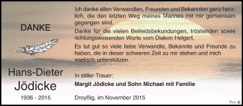 Traueranzeige von Günter Rüstow von Mitteldeutsche Zeitung Mansfelder Land