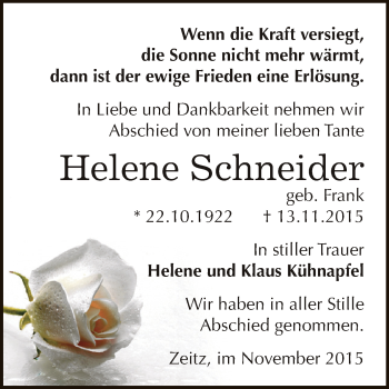 Traueranzeige von Werner Lüdicke von Mitteldeutsche Zeitung Köthen