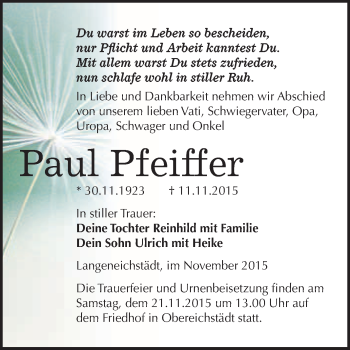 Traueranzeige von Hans-Joachim Mücke von Mitteldeutsche Zeitung Wittenberg