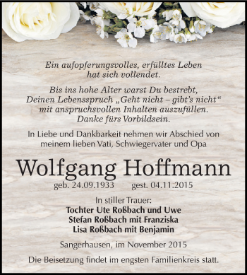Traueranzeige von Toni Kramer von Mitteldeutsche Zeitung Bernburg