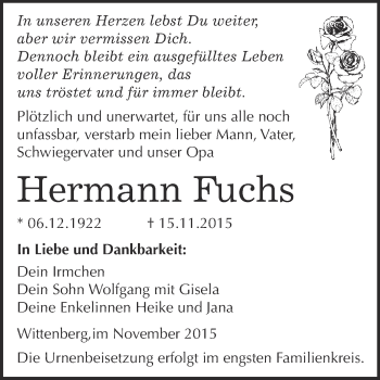 Traueranzeige von Siegfried Genz von Mitteldeutsche Zeitung