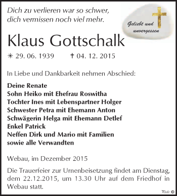 Traueranzeige von Irmgard Klimm von Mitteldeutsche Zeitung Mansfelder Land
