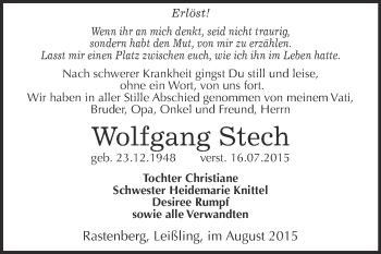 Traueranzeige von Elfriede Präßler von Mitteldeutsche Zeitung Bitterfeld