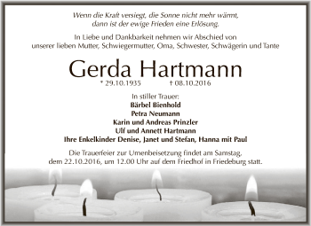 Traueranzeige von Mathilde Zucher von Mitteldeutsche Zeitung Bernburg