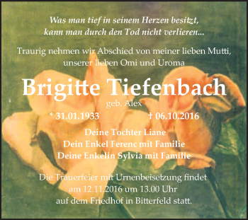 Traueranzeige von Horst Körber von Mitteldeutsche Zeitung Mansfelder Land