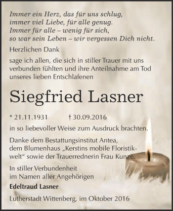 Traueranzeige von Johannes Hoffrichter von Mitteldeutsche Zeitung Merseburg/Querfurt