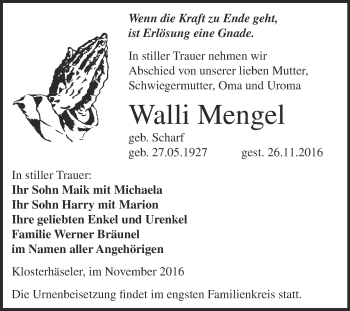 Traueranzeige von Burghard Elste von Mitteldeutsche Zeitung