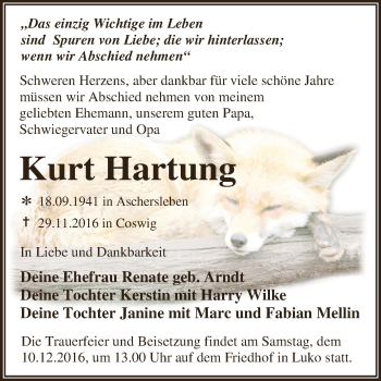 Traueranzeige von Steffen Karius von Mitteldeutsche Zeitung Naumburg/Nebra