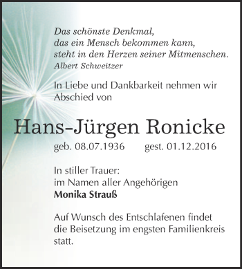 Traueranzeige von Anneliese Müller von Mitteldeutsche Zeitung Köthen