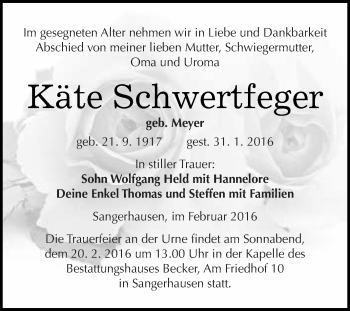 Traueranzeige von Martin Bauer von Mitteldeutsche Zeitung Mansfelder Land