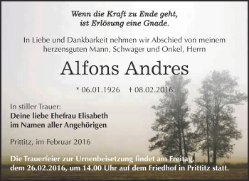Traueranzeige von Herbert Konieczny von Mitteldeutsche Zeitung Mansfelder Land