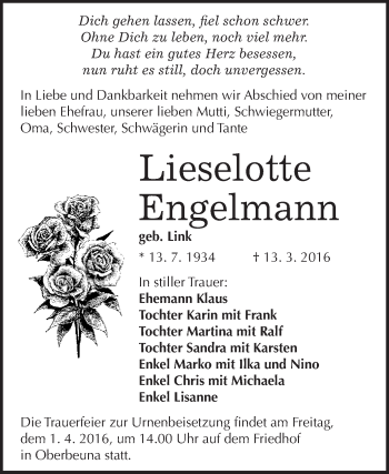 Traueranzeige von Siegfried Tech von Mitteldeutsche Zeitung Sangerhausen