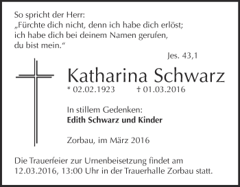 Traueranzeige von Herbert Rath von Mitteldeutsche Zeitung Mansfelder Land