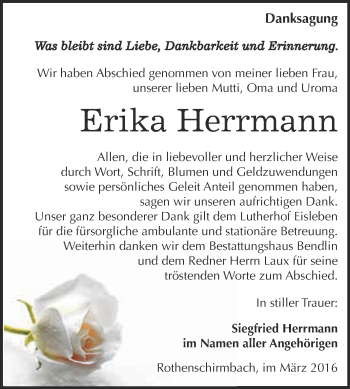 Traueranzeige von Marta Richter von Mitteldeutsche Zeitung Wittenberg