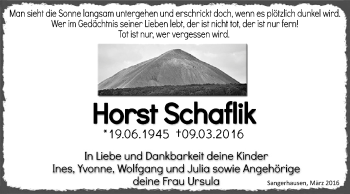 Traueranzeige von Horst Thiele von Mitteldeutsche Zeitung Halle/Saalkreis