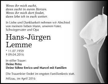 Traueranzeige von Gerhard Weßlau von Mitteldeutsche Zeitung Wittenberg