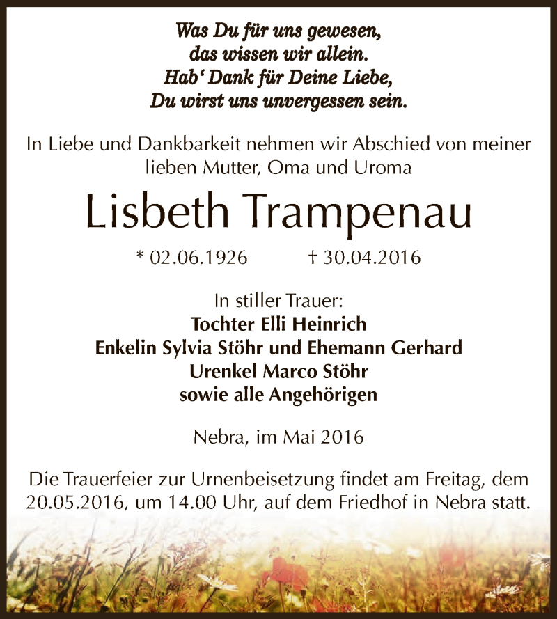  Traueranzeige für Christa Schröter vom 19.01.2013 aus Mitteldeutsche Zeitung Sangerhausen