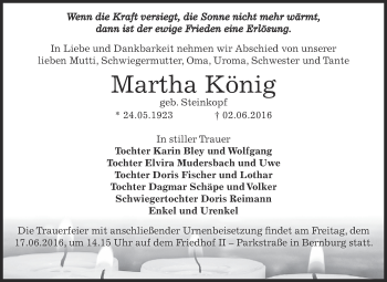 Traueranzeige von Irmgard Giering von Mitteldeutsche Zeitung Merseburg/Querfurt