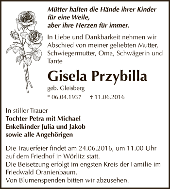 Traueranzeige von Kurt Vetter von Mitteldeutsche Zeitung Wittenberg