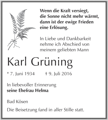 Traueranzeige von Eva Aschenbrenner von Mitteldeutsche Zeitung Naumburg/Nebra