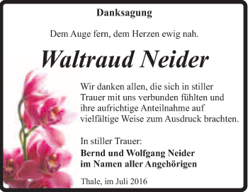 Traueranzeige von Gertraud Michael von Mitteldeutsche Zeitung Mansfelder Land