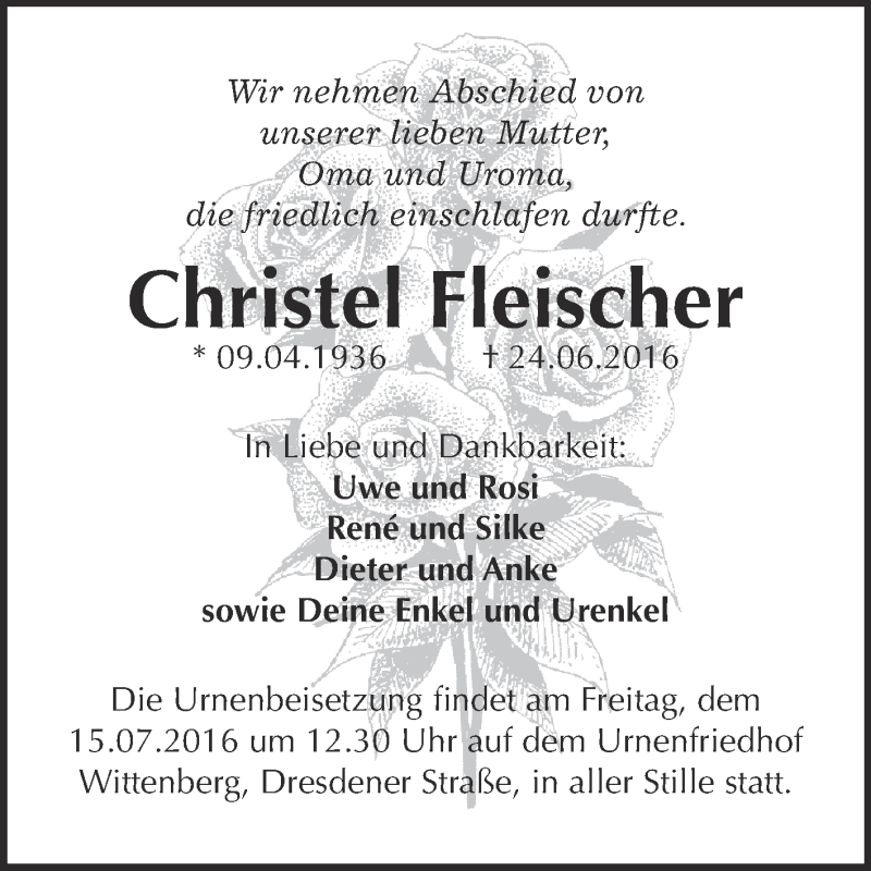 Christel Fleischer () Christel Fleischer
